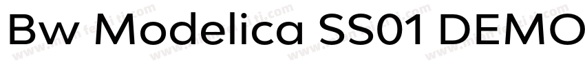 Bw Modelica SS01 DEMO Medium Expand字体转换